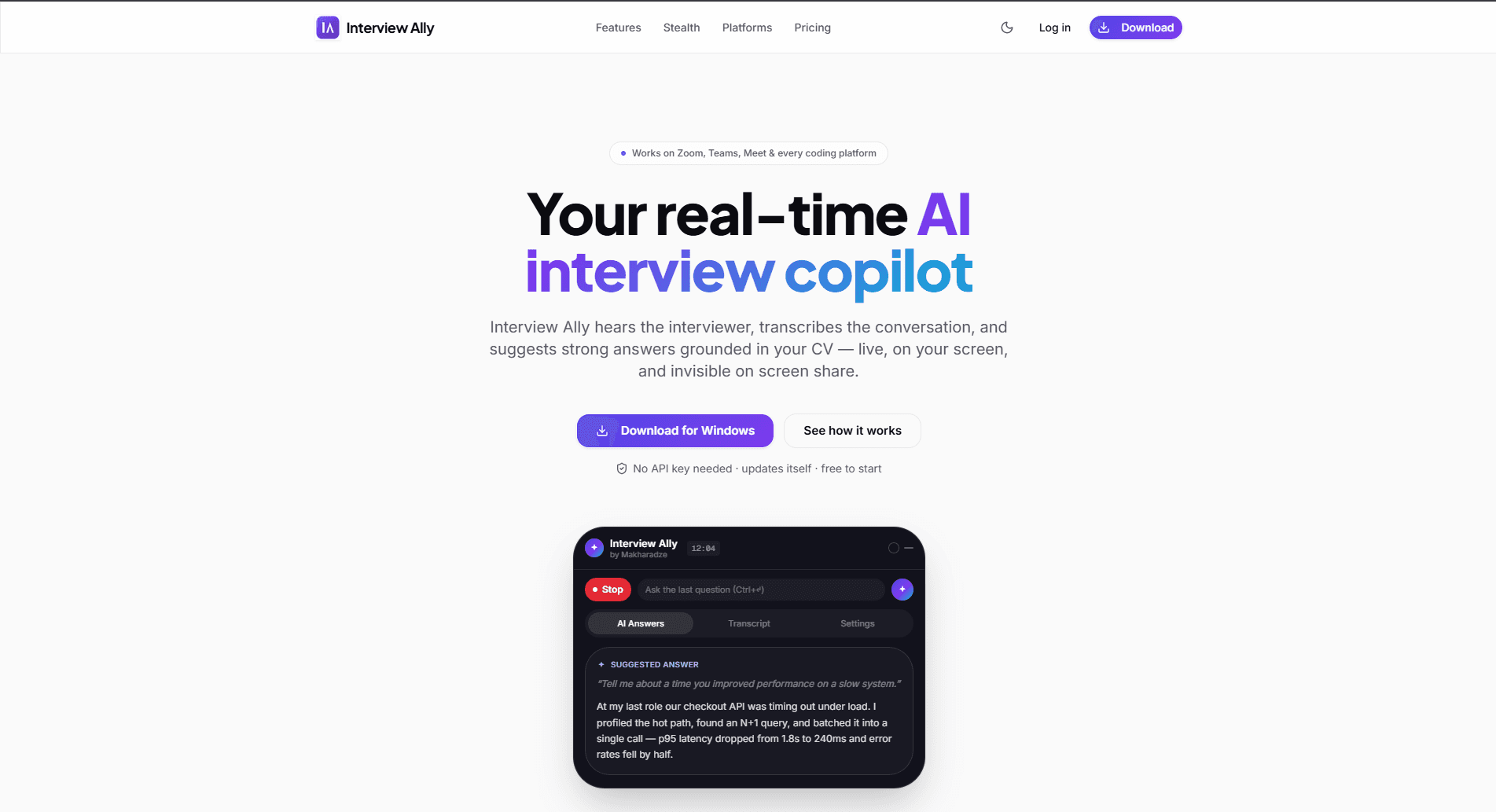 Interview Ally
